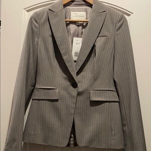 NEW Banana Republic Stretch Grey Blazer Suit Sz 2